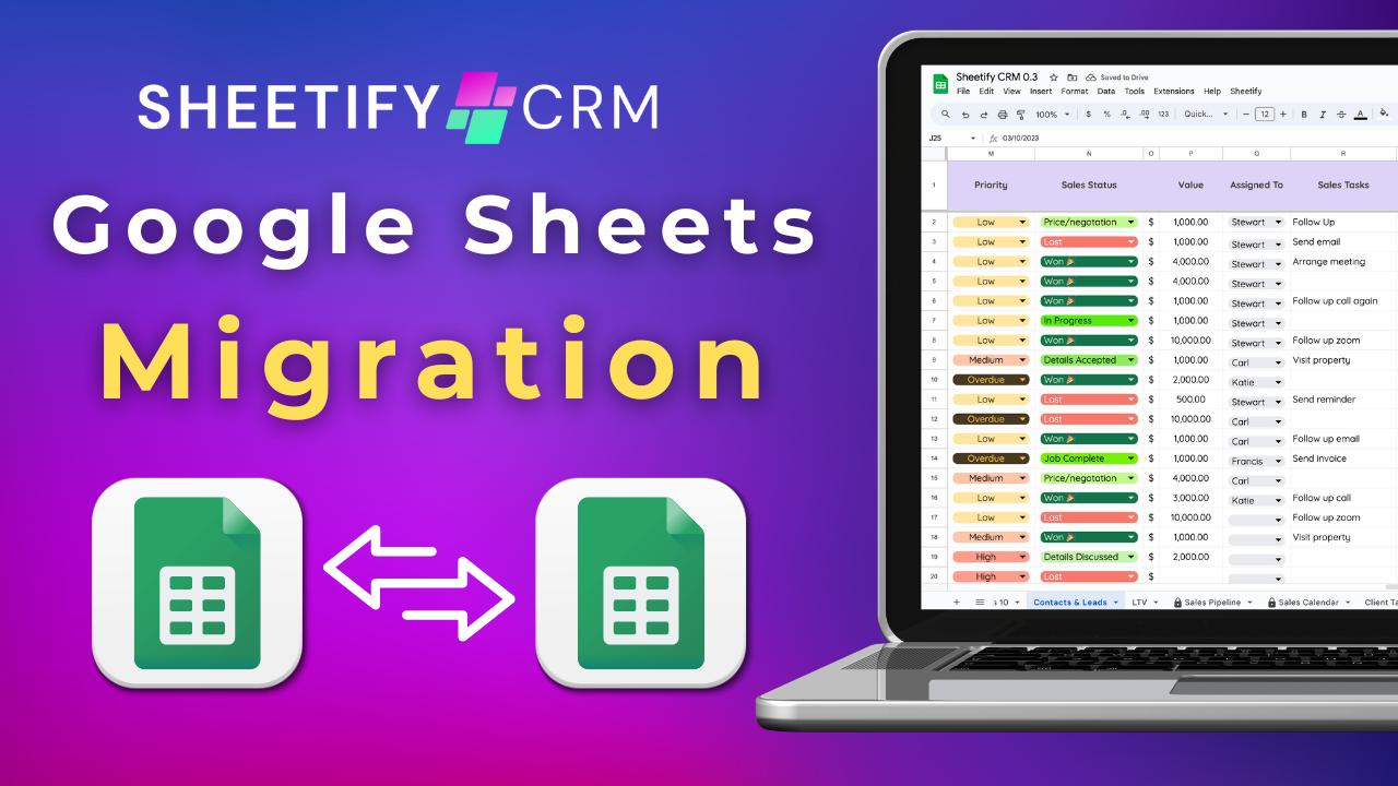 Load video: Sheetify Google Sheets Data Migration