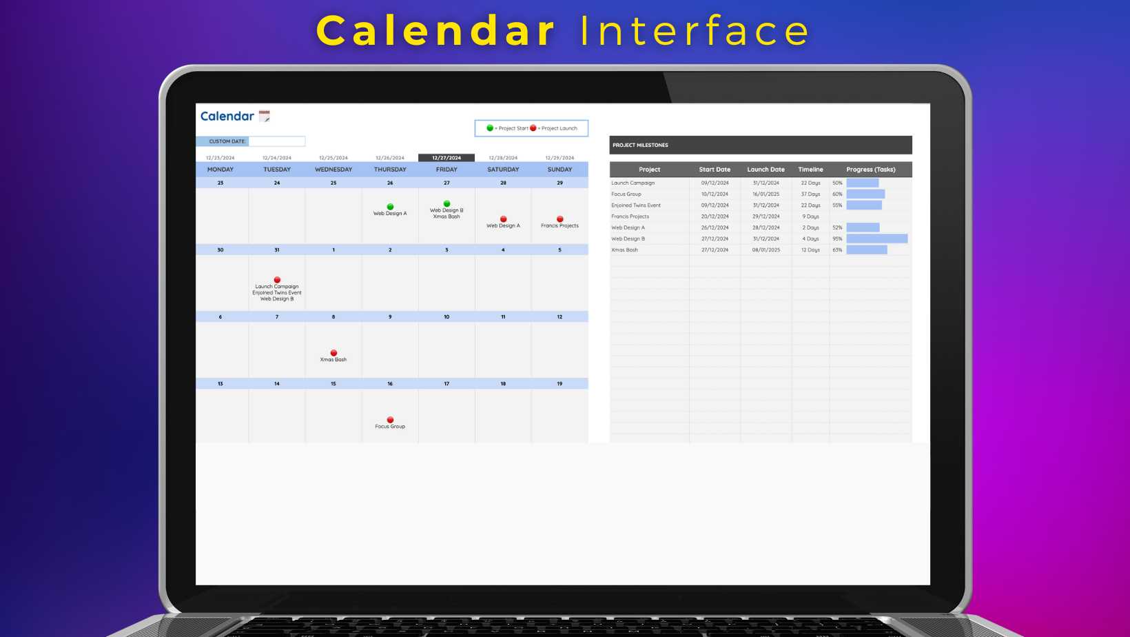 Google Sheets Project Manager