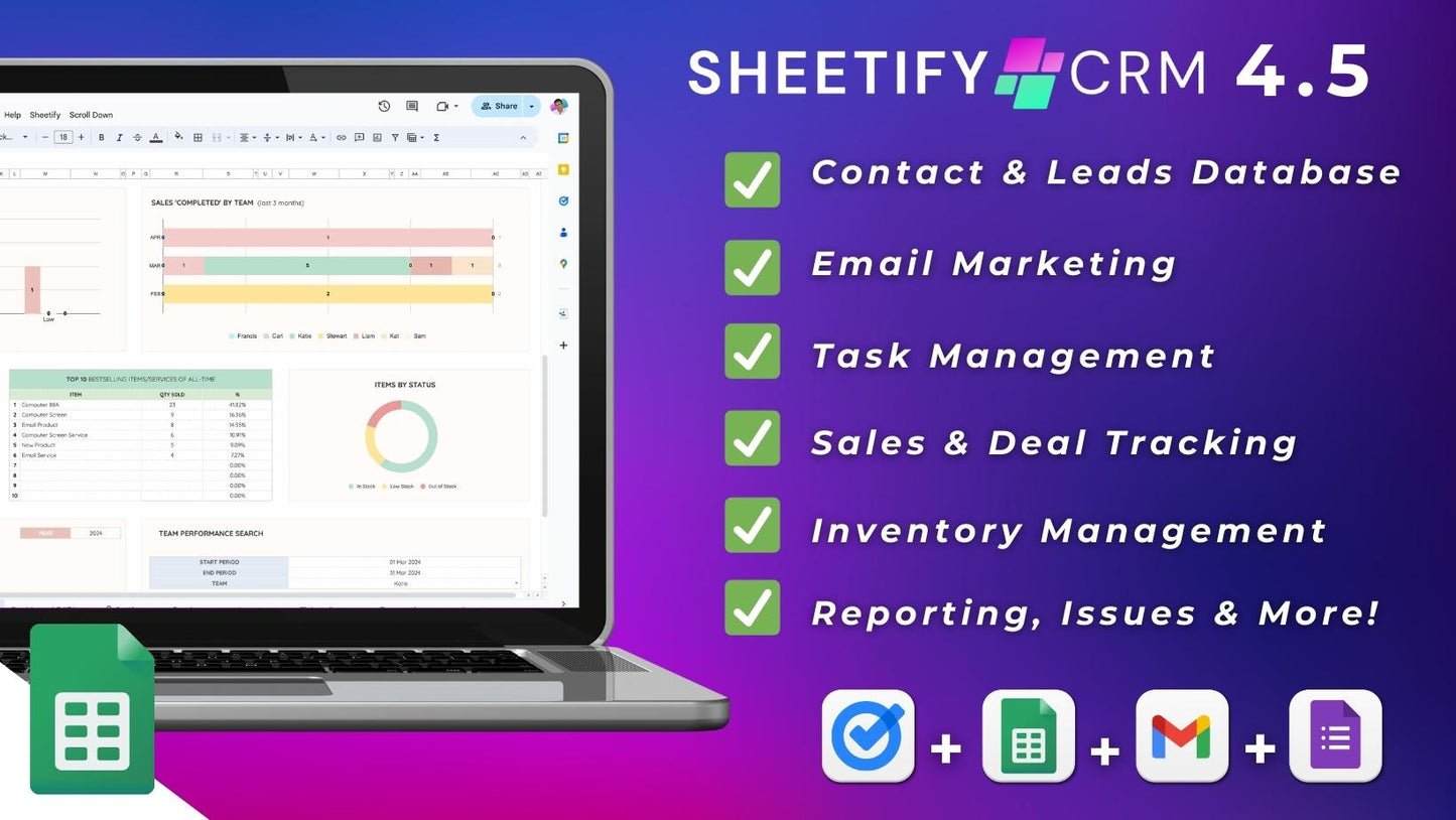Best Google Sheets CRM