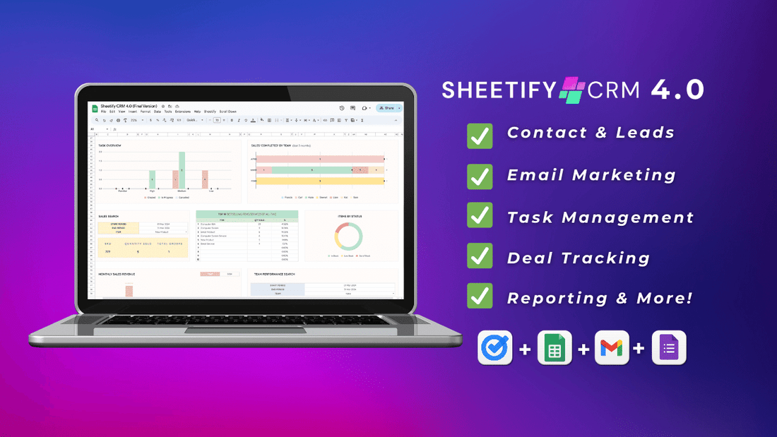 Best Google Sheets CRM Sheetify CRM 4.0