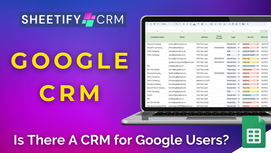 Is There a CRM For Google?
