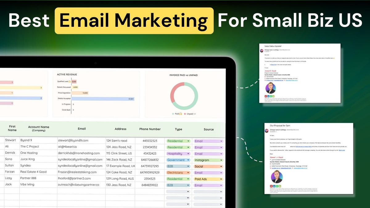 Best Email Marketing Software For Small Businesses In The US?