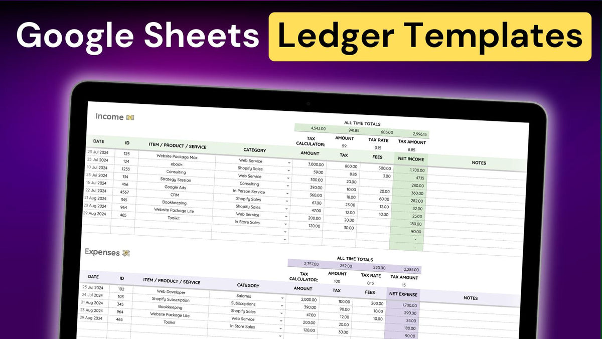 Does Google Sheets Have a Ledger Template?