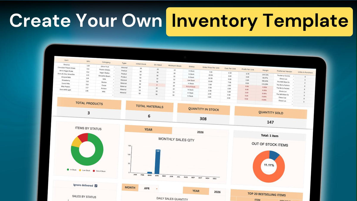 How To Create an Inventory Spreadsheet?