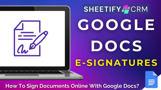 How To Sign Documents Online with Google Docs?
