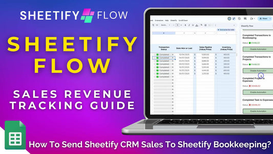 How To Send Sheetify CRM Sales To Sheetify Bookkeeping?