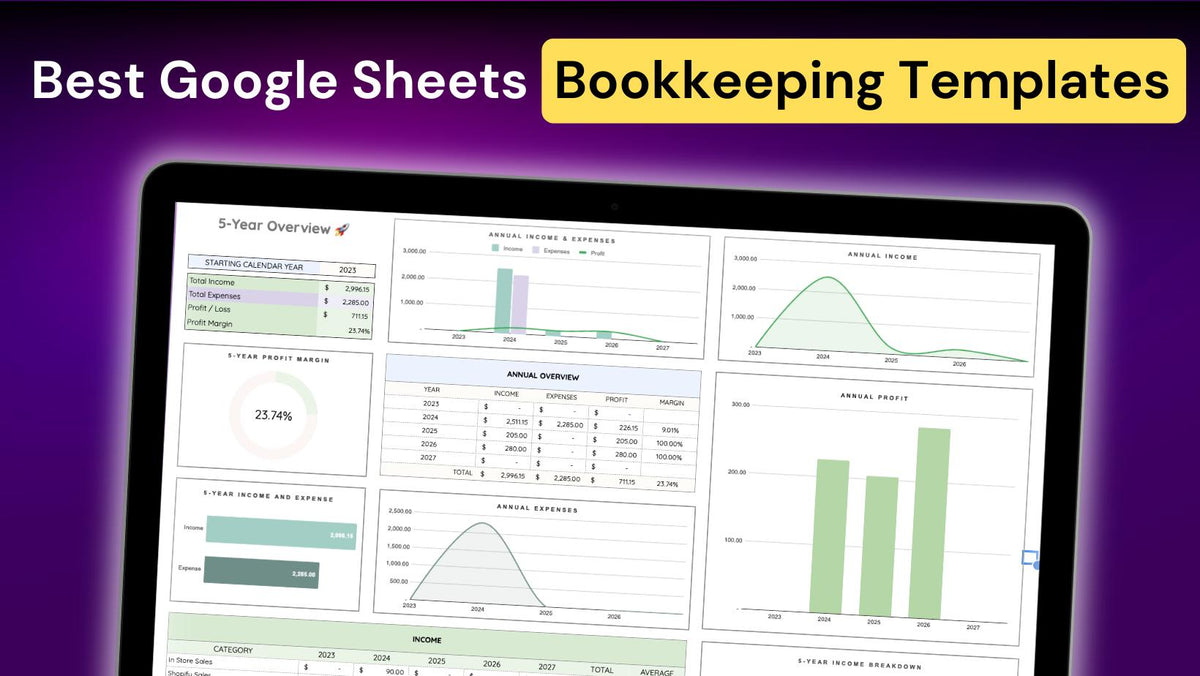 Top 5 Google Sheets Bookkeeping Templates for Small Businesses in 2026