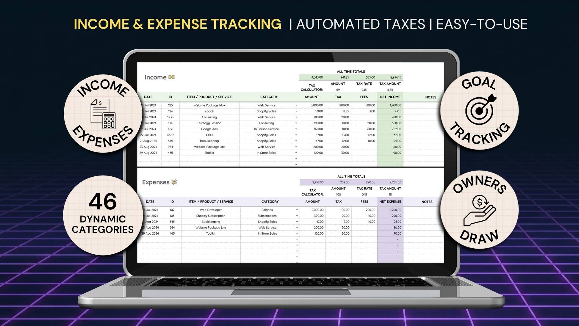 Bookkeeping Templates for Small Business