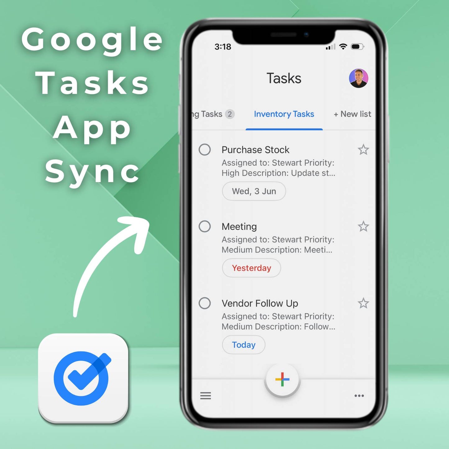 Google Sheets Inventory Task Tracker