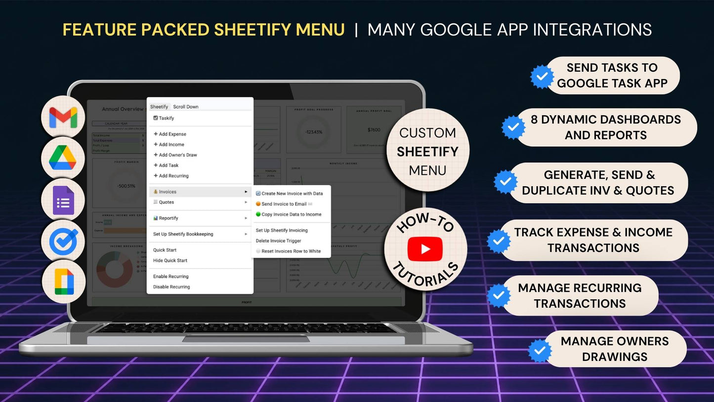Google Sheets Accounting Templates