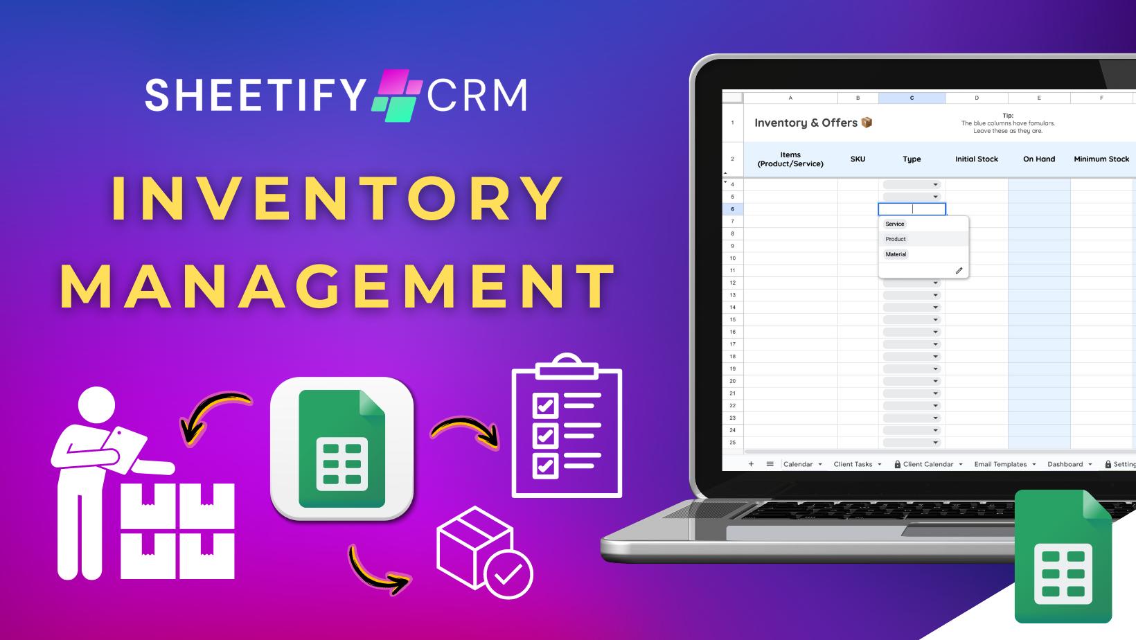 Google Sheets Inventory Management