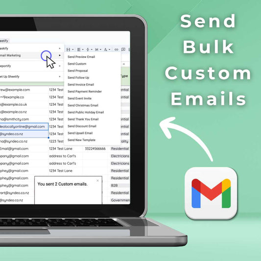 Google Sheets Mail Merge Template