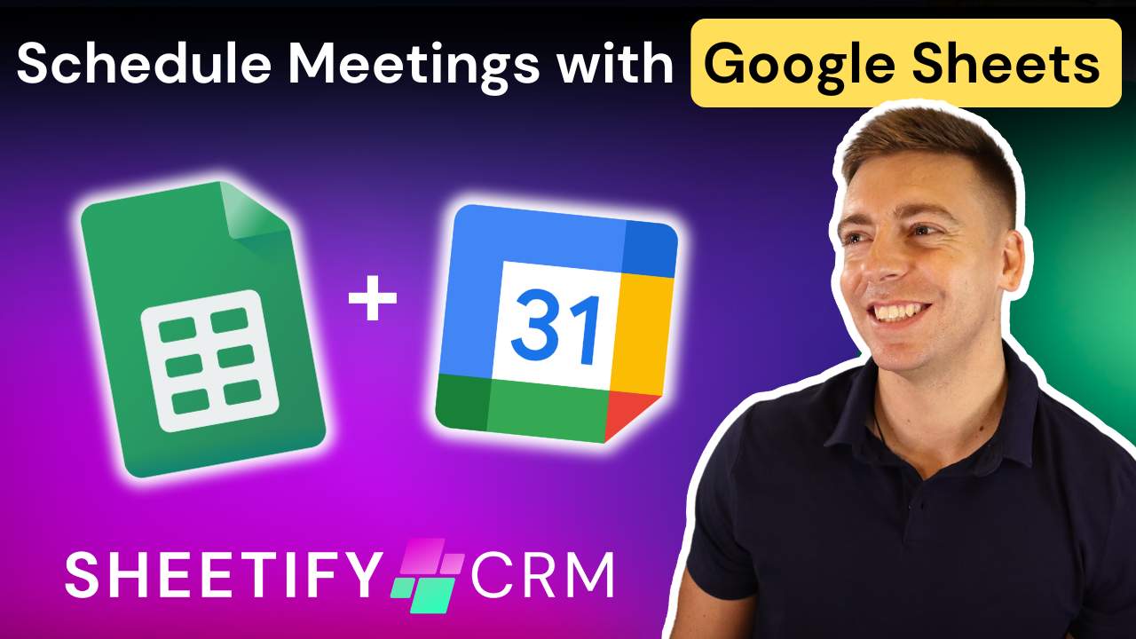 Schedule meetings with Google Sheets
