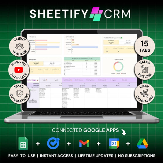 Google Sheets CRM Template